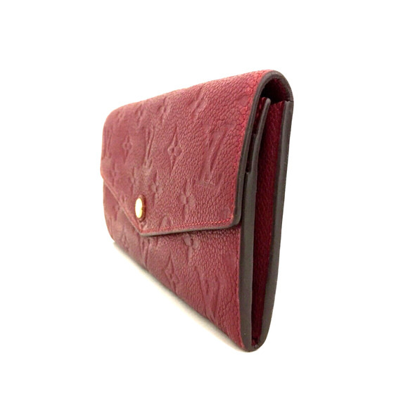 Red Louis Vuitton LV Monogram Empreinte Portefeiulle Curieuse Long Wallet - Picture 2 of 10